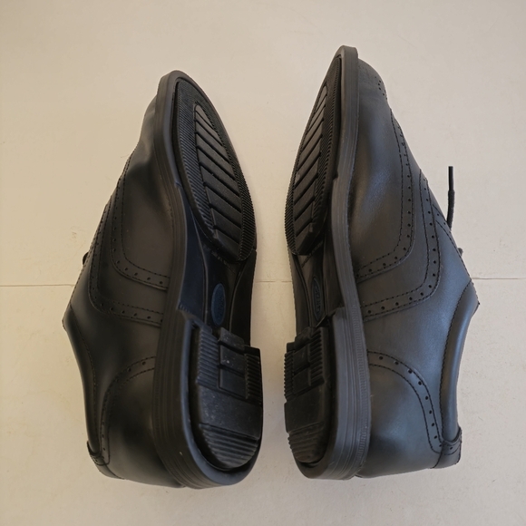 Hush Puppies Professionals Men's Wing Tip Oxford Black Lace up Shoes Size 10.5 - Picture 10 of 16